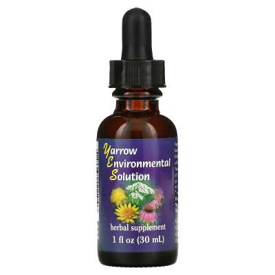 Flower Essence Services, Yarrow Environmental Solution, 1 Fl Oz (30 ml) Flower Essence Services, Yarrow Environmental Solution, 1 Fl Oz (30 ml)