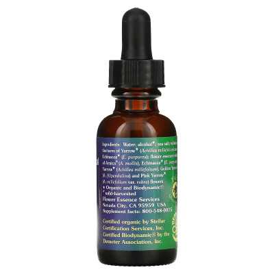 Flower Essence Services, Yarrow Environmental Solution, 1 Fl Oz (30 ml) Flower Essence Services, Yarrow Environmental Solution, 1 Fl Oz (30 ml)