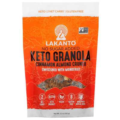 Lakanto, Granola Keto, Zimt-Mandel-Crunch, 11 oz (312 g)