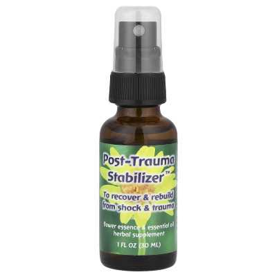 Flower Essence Services, Postrauma Stabilizer™, Blütenessenz und ätherische Öle, 1 fl oz (30 ml)