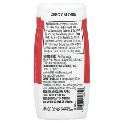 Lakanto, krople słodzika monkfruta, oryginał, 1,76 fl oz (52 ml) Lakanto, krople słodzika monkfruta, oryginał, 1,76 fl oz (52 ml)