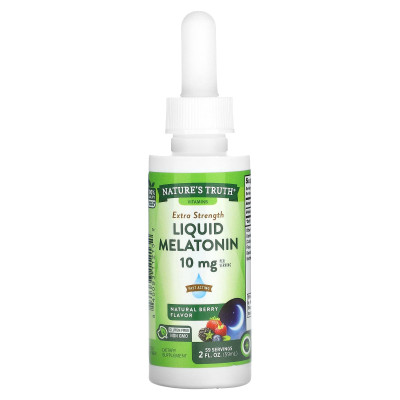 Nature's Truth, Liquid Melatonin, Natural Berry, 10 mg, 2 fl oz (59 ml) Nature's Truth, Liquid Melatonin, Natural Berry, 10 mg, 2 fl oz (59 ml)