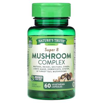 Nature's Truth, Super 8 Grzybowe kompleks, 60 wegetariańskich kapsułek Nature's Truth, Super 8 Grzybowe kompleks, 60 wegetariańskich kapsułek