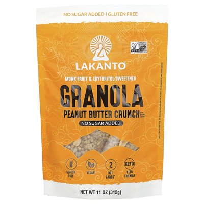 Lakanto, muesli, chrupnięcie masła orzechowego, 11 uncji (312 g)
