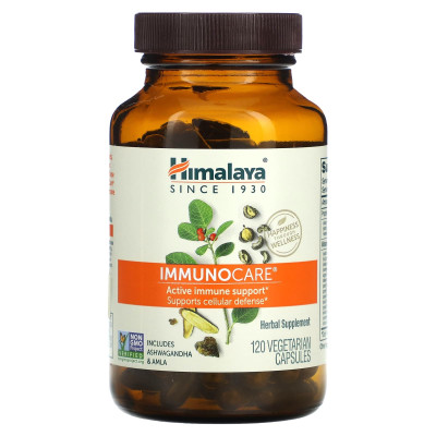 Himalaya, immunocare, 120 kapsułek wegetariańskich