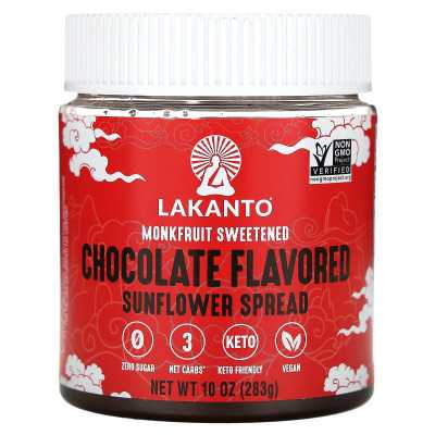 Lakanto, mit Mönchsfrucht gesüßte Sonnenblume, Schokolade, 10 oz (283 g)