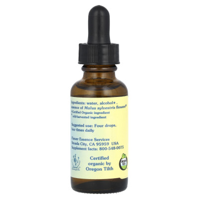 Flower Essence Services, Crab Apple, Flower Essence, 1 Fl Oz (30 ml) Flower Essence Services, Crab Apple, Flower Essence, 1 Fl Oz (30 ml)