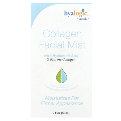 Hyaealogical Collagen Facial Mist with Hyaluronic Acid and Marine Collagen, Fragrance Free, 2 fl oz (59 ml)