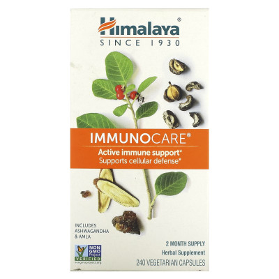 Himalaya, immunocare, 240 kapsułek wegetariańskich