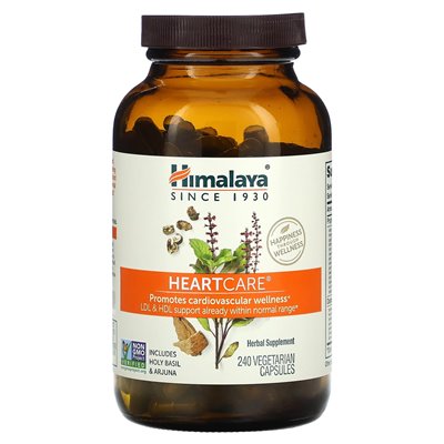 Himalaya, Heartcare, 240 kapsułek wegetariańskich