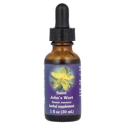 Flower Essence Services, Saint John's Wort, Flower Essence, 1 fl Oz (30 ml)