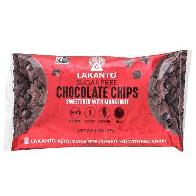 Lakanto, Schokoladenstückchen, zuckerfrei, 8 oz (227 g)