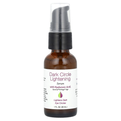 Hiealogiczna, ciemne okrągło surowica z kwasem hialuronowym i eyelel i reguł, bez zapachu, 1 fl oz (30 ml) Hiealogiczna, ciemne okrągło surowica z kwasem hialuronowym i eyelel i reguł, bez zapachu, 1 fl oz (30 ml)