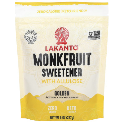 Lakanto, Monkfruit Słodyk z alilują, złoty, 8 uncji (227 g)