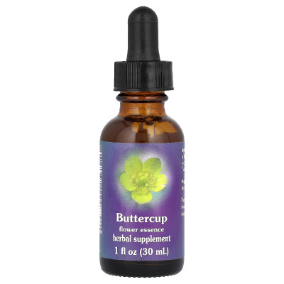 Flower Essence Services, Buttercup, Flower Essence, 1 Fl Oz (30 ml)