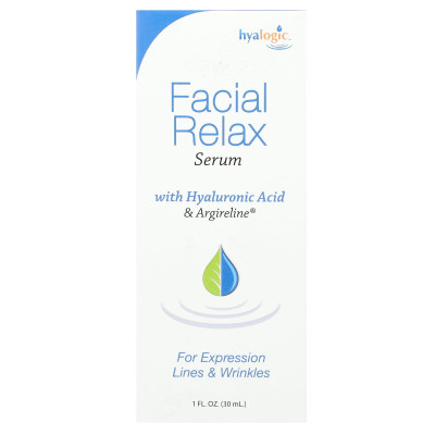 Hyaalogical, entspannendes Gesichtsserum mit Hyaluronsäure und ArgIRELINE, parfümfrei, 1 Fl Oz (30 ml)