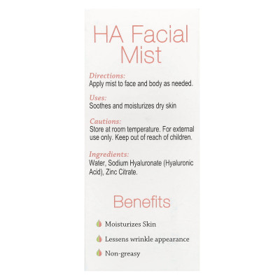 HIALOGIC, HA MIST FACIAL, GRATIS, 2 FL OZ (59 ml)