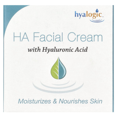 Hyaealogical, HA-Gesichtscreme mit Hyaluronsäure, parfümfrei, 2 oz (56,7 g)