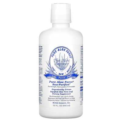 Herbal Answers Reines Aloe Vera Aloe-Blatt 32 fl oz (946 ml) Herbal Answers Reines Aloe Vera Aloe-Blatt 32 fl oz (946 ml)
