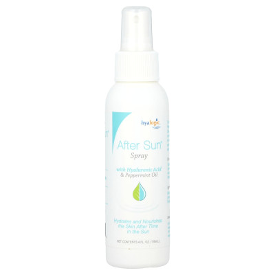 Hiaalogika, po sprayu słonecznym z kwasem hialuronowym i olejem miętowym, 4 fl oz (118 ml) Hiaalogika, po sprayu słonecznym z kwasem hialuronowym i olejem miętowym, 4 fl oz (118 ml)