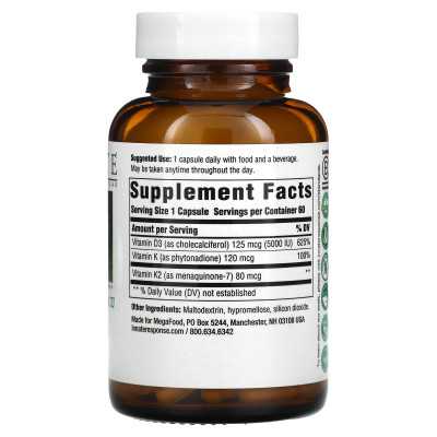 Innate Response Patterns, Vitamin D3, 5000 IE (125 mcg), 60 Kapseln