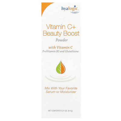 Hiealogika, Vitamin C + Beauty Boost Powder, Fragrance Free, 0.21 oz (6 g)