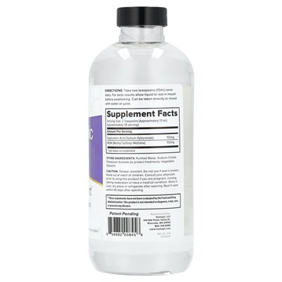 Hiaalogiczny, kwas hialuronowy, wzór zaawansowany, podparcie stawów, 12 fl Oz (354,88 ml)