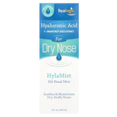 HILOLOGIC, HYLAMIST, HA Nosowa mgła, dla suchego nosa, 2 fl oz (59 ml) HILOLOGIC, HYLAMIST, HA Nosowa mgła, dla suchego nosa, 2 fl oz (59 ml)