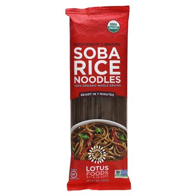 Lotus Foods, Bardheat & Brown Soba Rice Noodles, 8 oz (227 g)