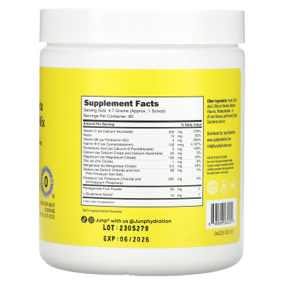 Hydration, mieszanka proszku elektrolitowego, lemoniada, 14,9 uncji (423 g)