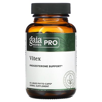 Gaia Herbs Professional Solutions, Pro, Vitex, Wspomaganie Prolaktyny, 60 Płynne Phyto-Kapsułki
