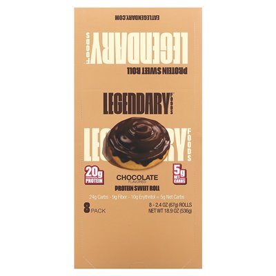 Legendary Foods, Protein Sweet, Schokolade, 8 Packungen, 2,4 oz (67 g)