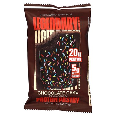 Legendarne żywność, ciasto białkowe, ciasto czekoladowe, 10 paczek, 2,2 uncji (61 g)