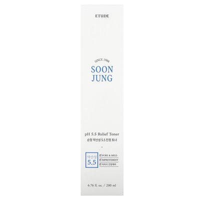 Etude, Soonjung, pH 5,5 Relief Toner, 6,76 Fl Oz (200 ml)
