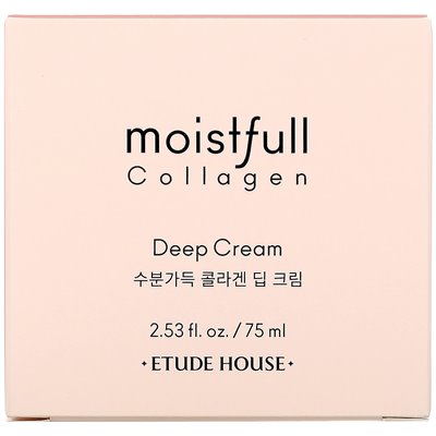 Etude, WILIFULL Colagen, Deep Cream, 2,53 Fl Oz (75 ml) Etude, WILIFULL Colagen, Deep Cream, 2,53 Fl Oz (75 ml)