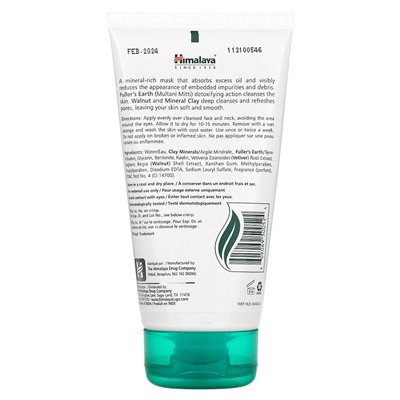 Himalaya, wyjaśniając Mud Beauty Mask, 5.07 Fl Oz (150 ml)