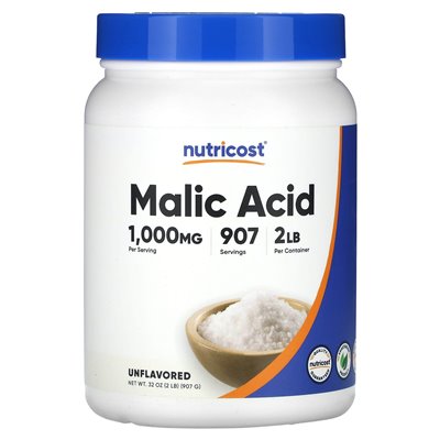 Nutricost, kwas jabłkowy, bez skamielony, 32 uncje (907 g)