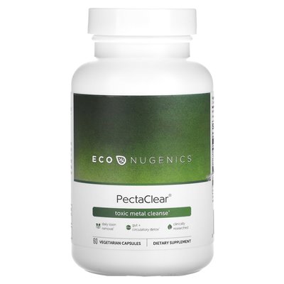 Econugenics, PectaClear, Toxic Metal Cleanse , 60 Vegetarian Capsules Econugenics, PectaClear, Toxic Metal Cleanse , 60 Vegetarian Capsules