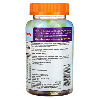Emergen-C, Bio-Holundergummis, 36 Gummis