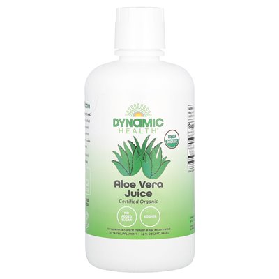 Dynamic Health, Aloe Vera Juice, 32 Fl Oz (946 ml) Dynamic Health, Aloe Vera Juice, 32 Fl Oz (946 ml)