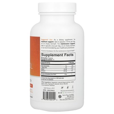 Econugenics, Pectasol® Modified Citrus Pectin, 90 Vegetarian Capsules