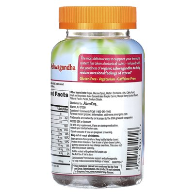 Emergen-C, Ashwagandha, Berry Blend, 36 gumzy Emergen-C, Ashwagandha, Berry Blend, 36 gumzy