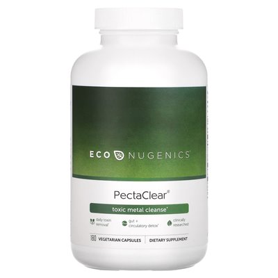 Econugenic, Pectaclear, Toxic Metal Cleansing, 180 Vegetarian Capsules