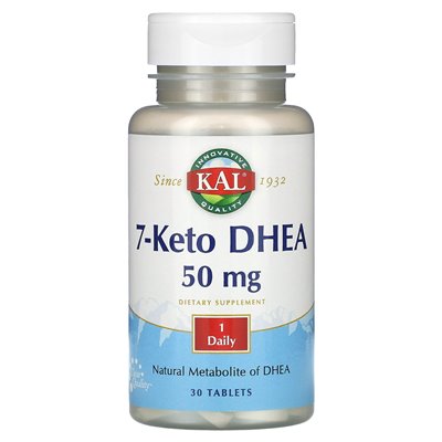 Kal, 7-Keto Dhea, 50 mg, 30 tabletek