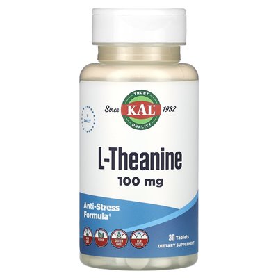 Kal, L-Teanin, 100 mg, 30 Tabletten