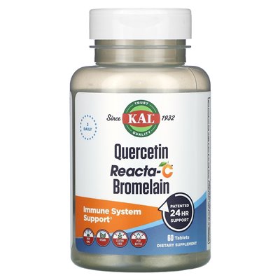 Kalzium, Quercetin Reacta-C Bromelain, 60 Tabletten