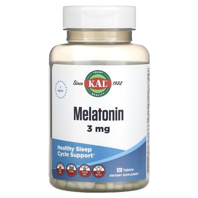 Kal, melatonina, 3 mg, 120 tabletek
