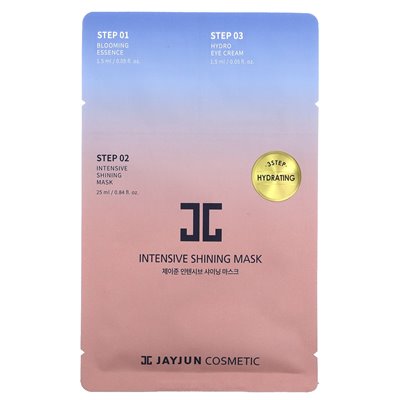 Jayjun Cosmetic, 3-step moisturizing beauty mask, 1 set