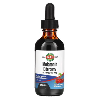 KAL, Melatonin Erom Bronberry, Cherry, 2 Fl Oz (59 ml) KAL, Melatonin Erom Bronberry, Cherry, 2 Fl Oz (59 ml)