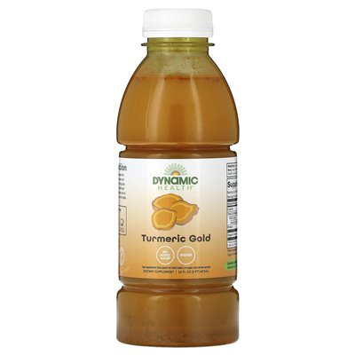 Dynamic Health, kurkumowe złoto, 16 fl oz (473 ml) Dynamic Health, kurkumowe złoto, 16 fl oz (473 ml)